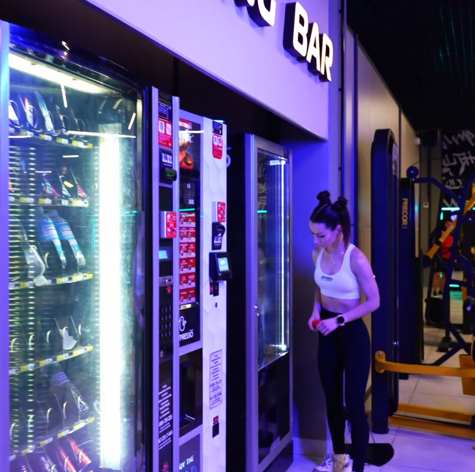CRASH GYM: Vending Bar SpeedFit Теремки Фото
