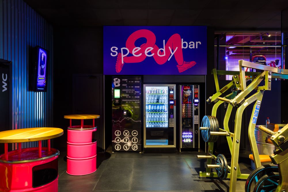 CRASH GYM: Vending bar SpeedFit Теремки Фото
